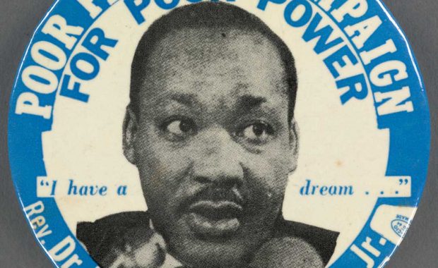 Poor Peoples Campaign Button featuring Dr. Martin Luther King, Jr.