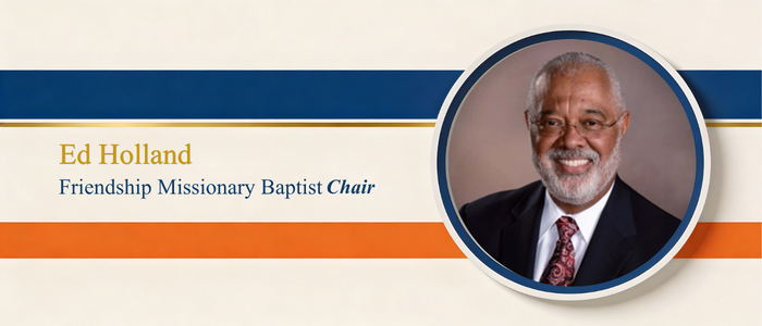 Ed Holland Board Chair on the Crisis Assistance Ministry Board and leader at Friendship Missionary Baptist